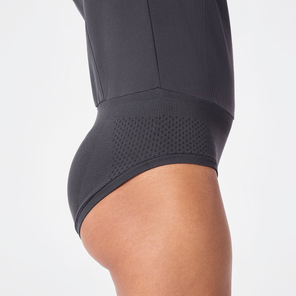 Women's Charcoal Rafaela Brief Scrubbodysuit™
