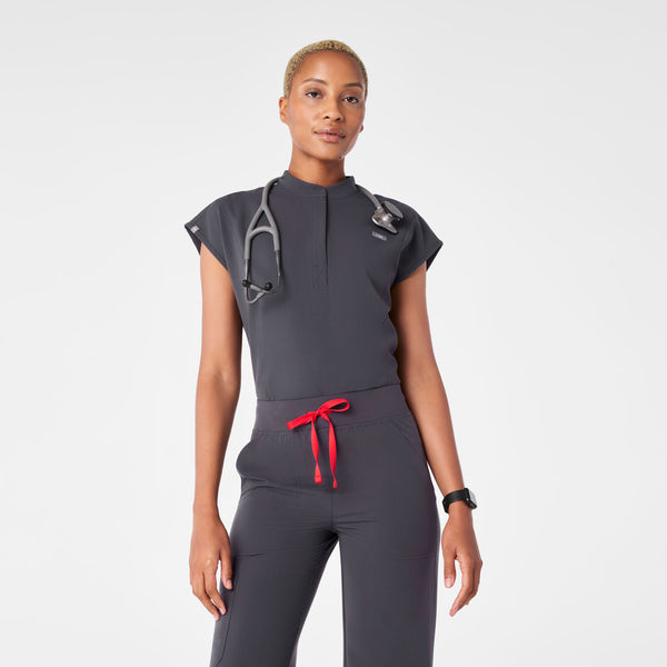 Women's Charcoal Rafaela Brief Scrubbodysuit™