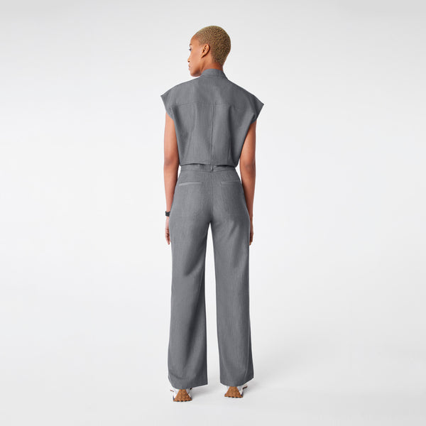 Women's Graphite Rafaela Wide-Leg - Petite ScrubJumpsuit™