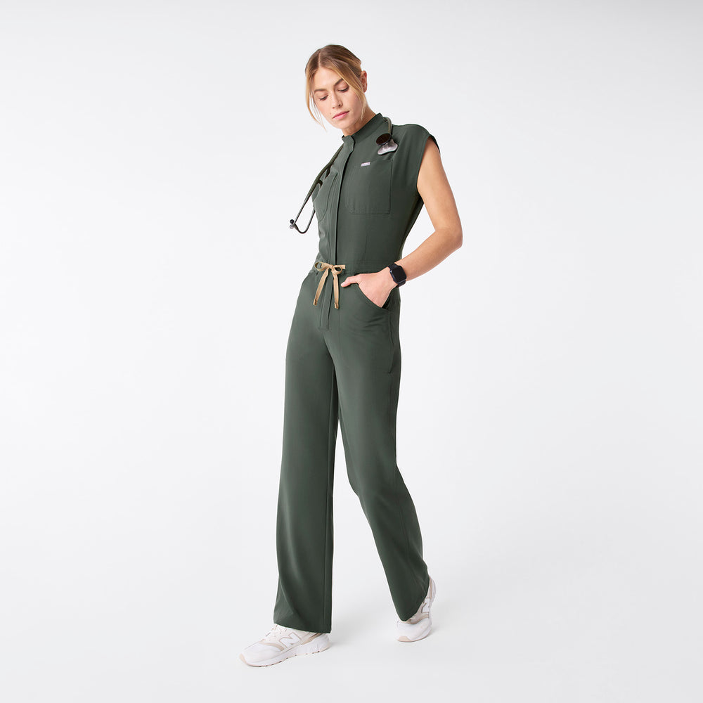 women's Moss Rafaela Wide Leg - ScrubJumpsuit™