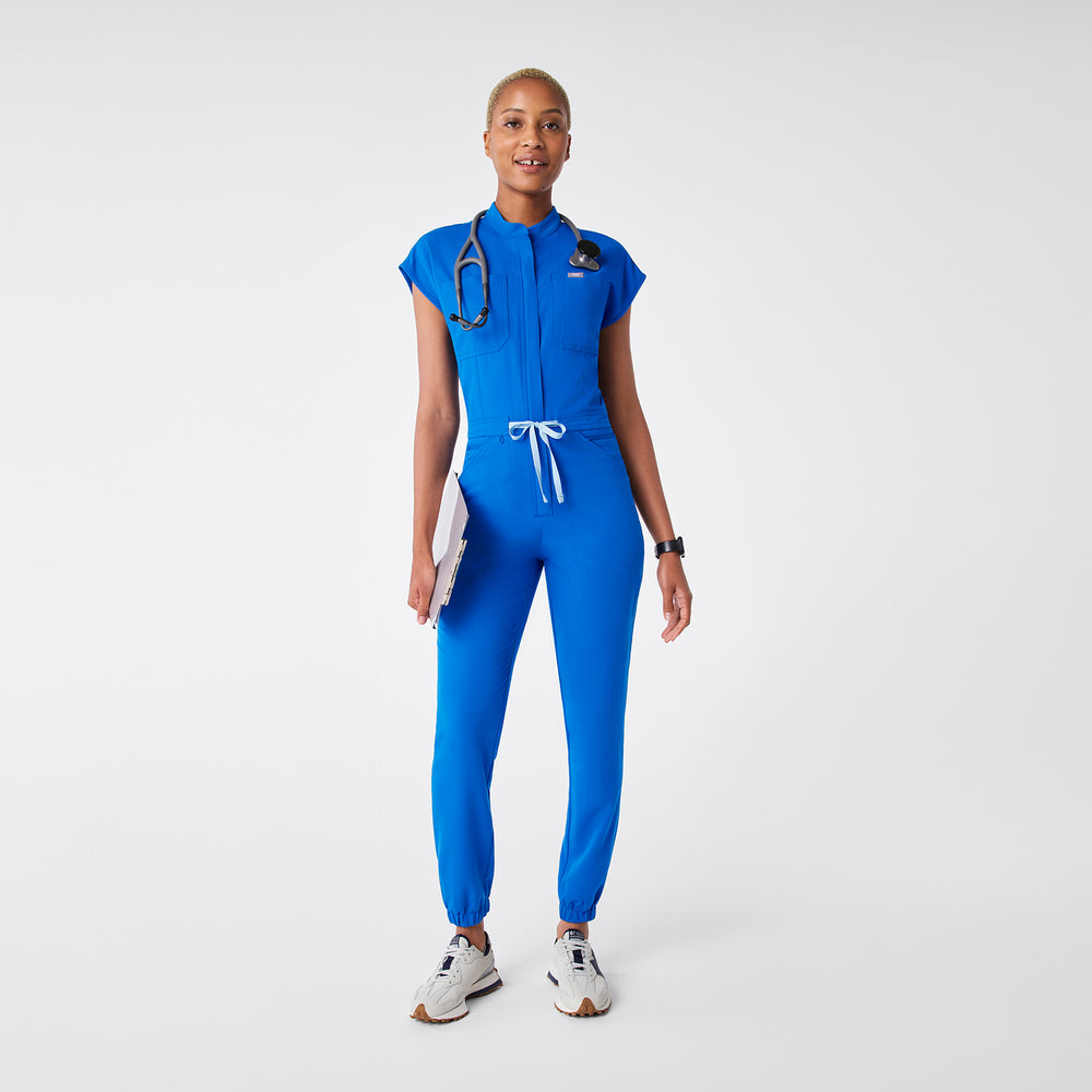 women's Royal Blue Rafaela Cargo Jogger - ScrubJumpsuit™