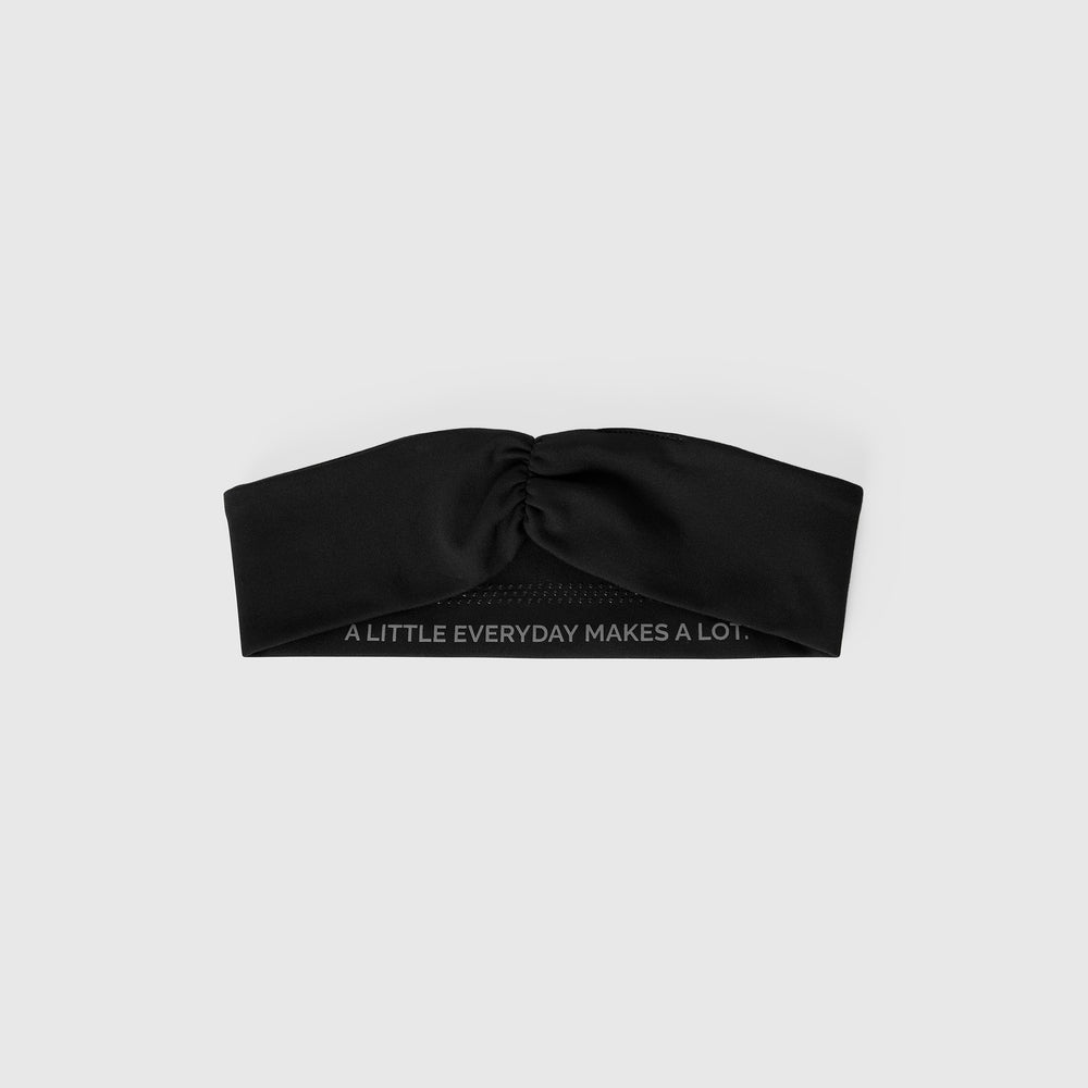 Black FIGS Cinched Headband