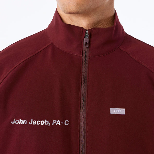 Men's Burgundy Cobaki -  Scrub Jacket
