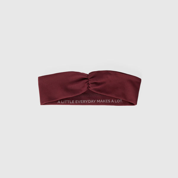 Burgundy FIGS Cinched Headband
