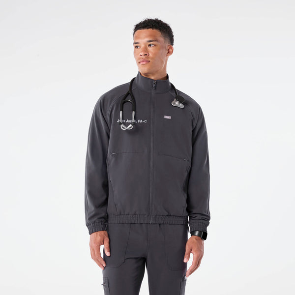 Men's Charcoal Cobaki -  Scrub Jacket