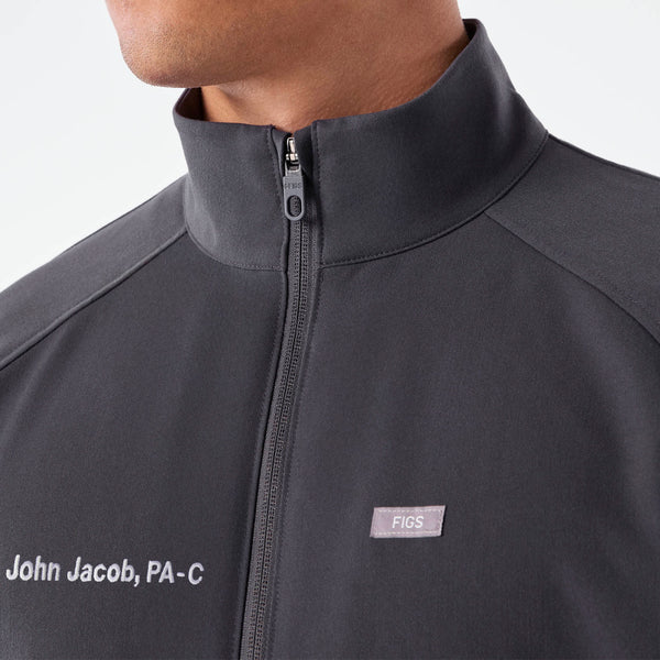 Men's Charcoal Cobaki -  Scrub Jacket