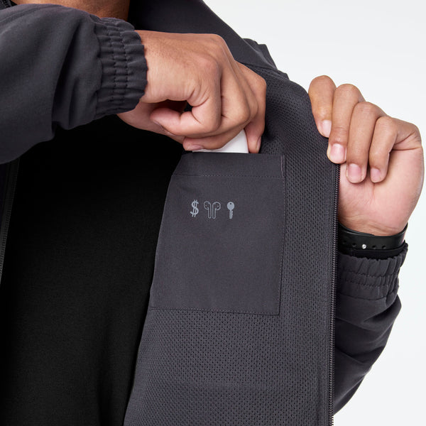Men's Charcoal Cobaki -  Scrub Jacket