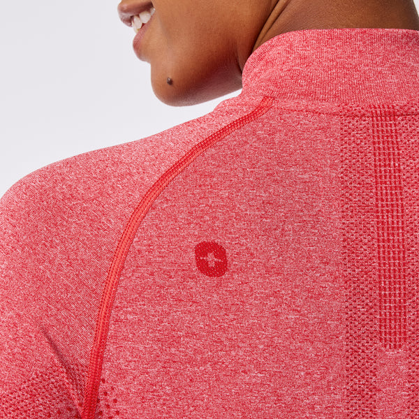 Women's Hibiscus Salta Seamless ¼ Zip - Long-Sleeve Underscrub