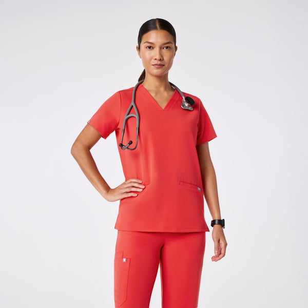 Women's Hibiscus Casma -  Scrub Top™