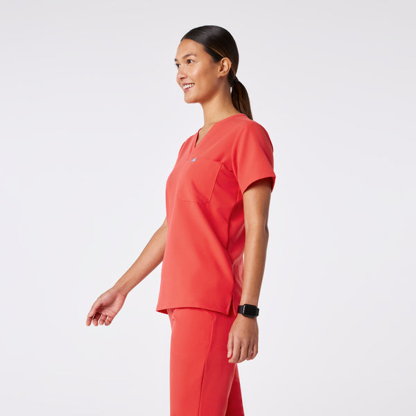 Women's Hibiscus Catarina -  Scrub Top™
