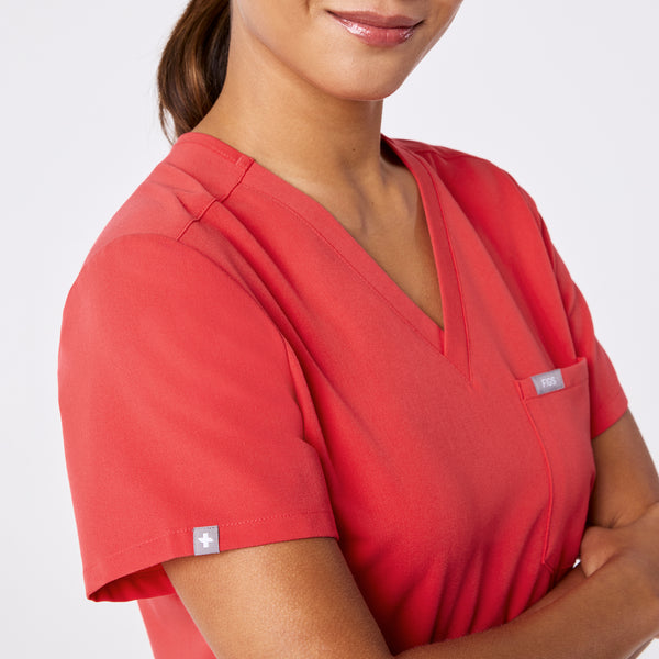 Women's Hibiscus Catarina -  Scrub Top™