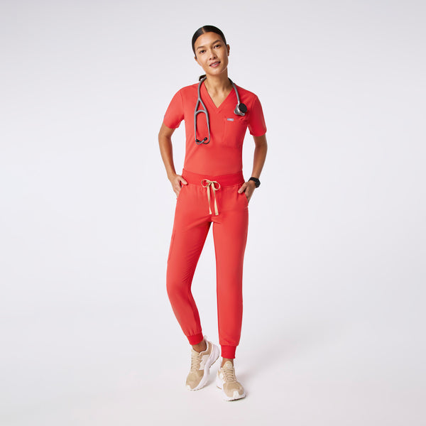 Women's Hibiscus Catarina -  Scrub Top™