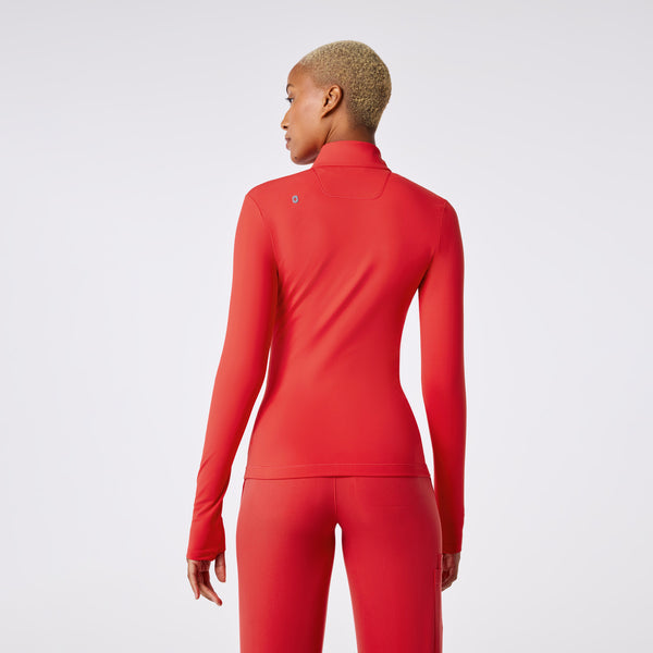 Women's Hibiscus ContourKnit Scrub Jacket
