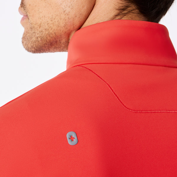 Men's Hibiscus ContourKnit Scrub Jacket