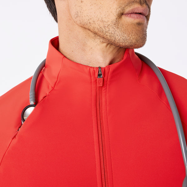 Men's Hibiscus ContourKnit Scrub Jacket
