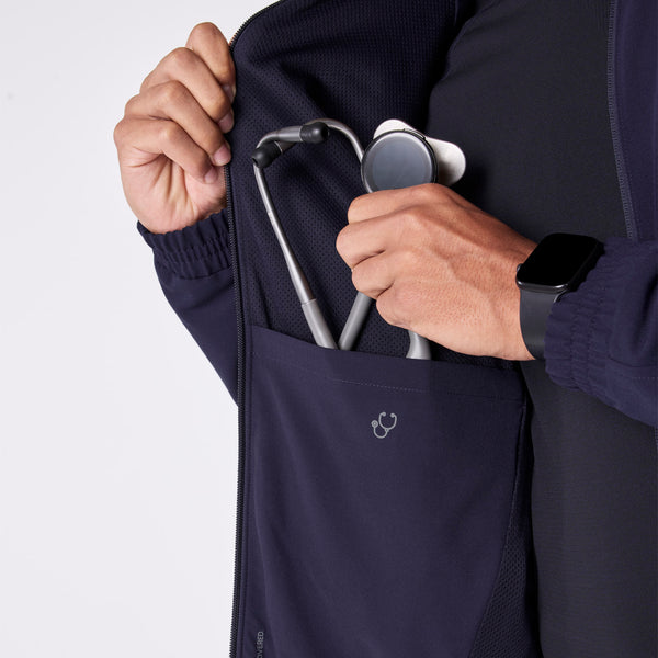 Men's Navy Cobaki -  Scrub Jacket