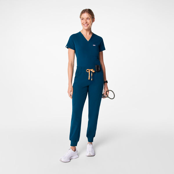 Women's Deep Reef Uman Relaxed - Petite Jogger Scrub Pant