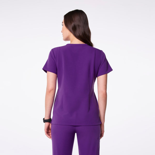 Women's Digital Grape Casma -  Scrub Top™