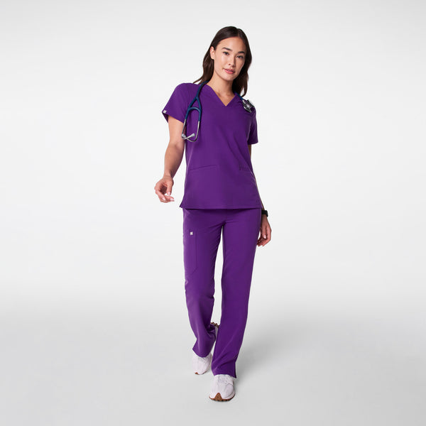 Women's Digital Grape Casma -  Scrub Top™