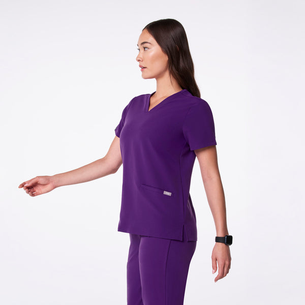 Women's Digital Grape Casma -  Scrub Top™