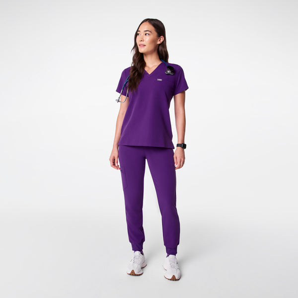 Women's Digital Grape Catarina -  Scrub Top™