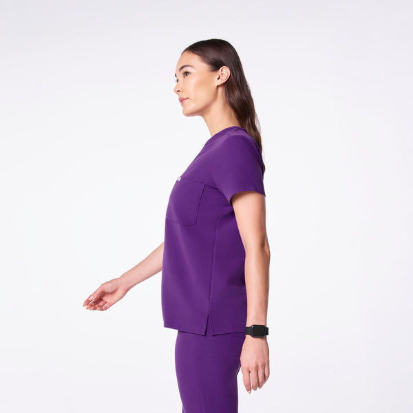 Women's Digital Grape Catarina -  Scrub Top™