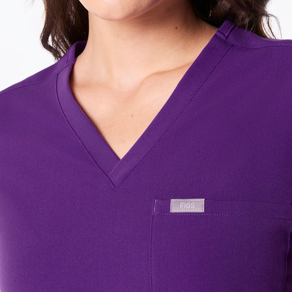 Women's Digital Grape Catarina -  Scrub Top™