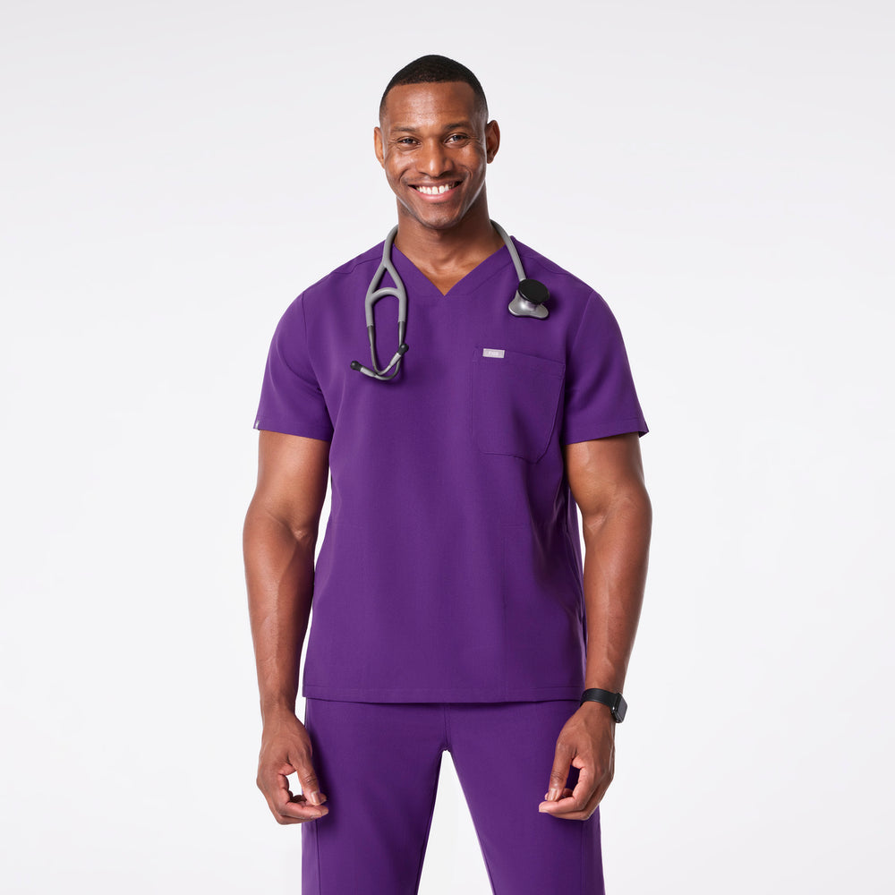 Men's Digital Grape Chisec -  Scrub Top™