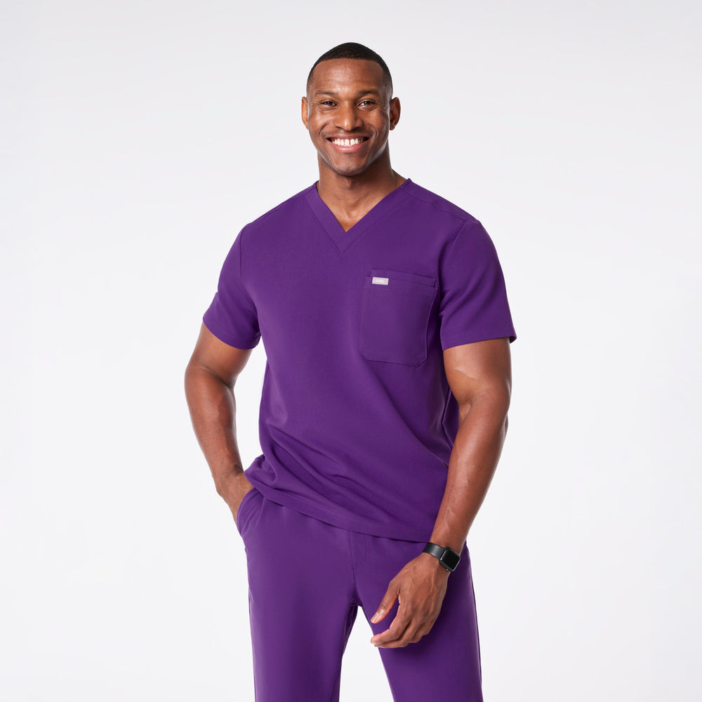 Men's Digital Grape Leon -  Scrub Top™