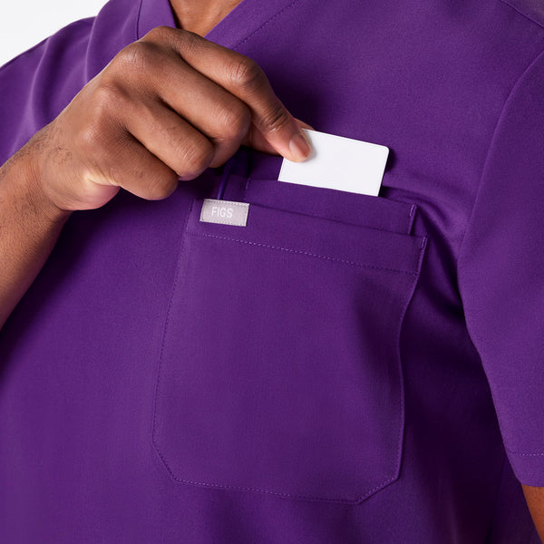 Men's Digital Grape Leon -  Scrub Top™