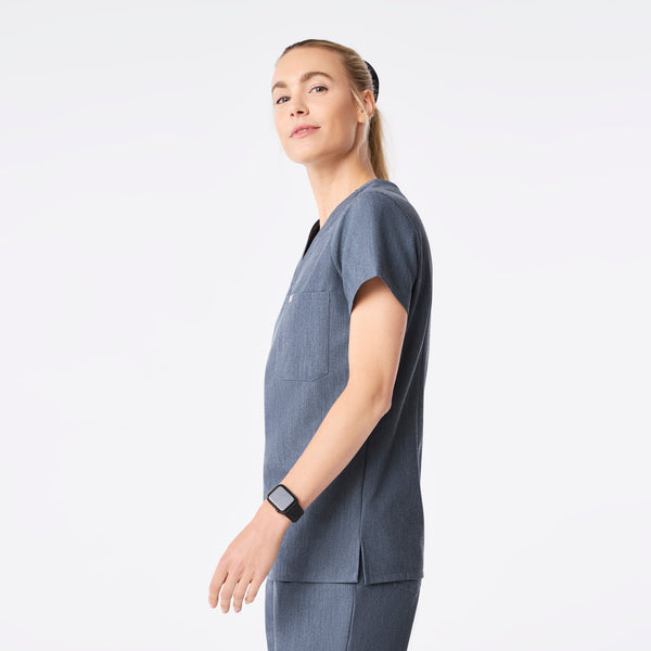 Women's Heather Denim Catarina -  Scrub Top™