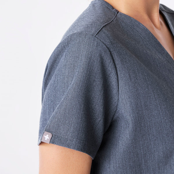 Women's Heather Denim Catarina -  Scrub Top™