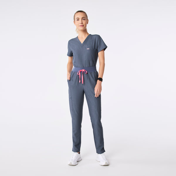Women's Heather Denim Yola High-Rise Slim  - Petite  Scrub Pant™