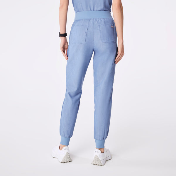Women's Heather Indigo Zamora High-Rise - Petite Jogger Scrub Pant™