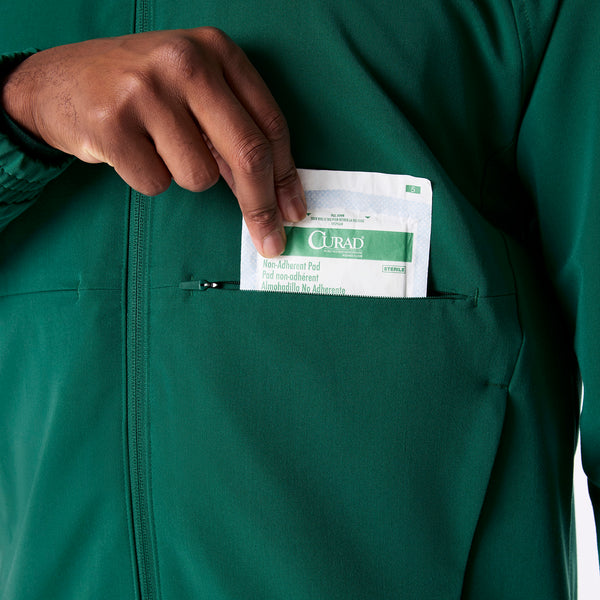 Men's Hunter Green Cobaki -  Scrub Jacket