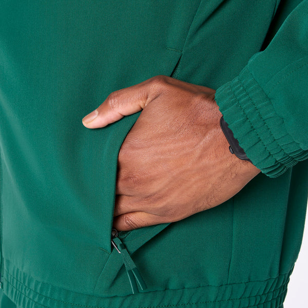 Men's Hunter Green Cobaki -  Scrub Jacket