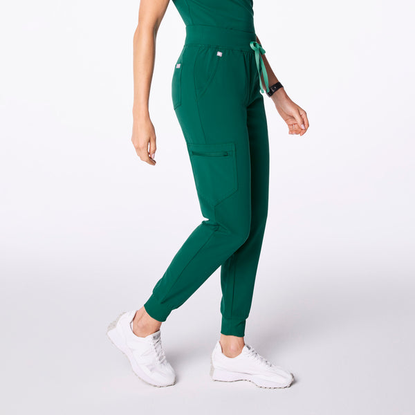 Women's Hunter Green Zamora High-Rise - Jogger Scrub Pant™
