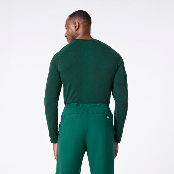 Men's Hunter Green Makato Seamless - Long-Sleeve Underscrub