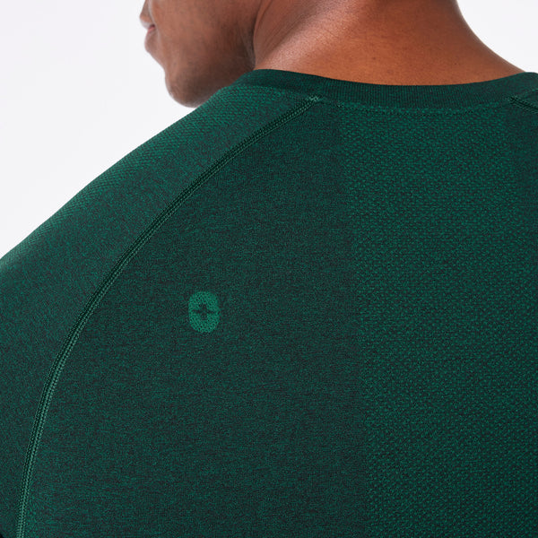 Men's Hunter Green Makato Seamless - Long-Sleeve Underscrub