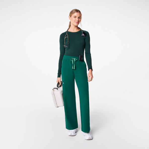 Women's Hunter Green Salta Seamless - Long-Sleeve Underscrub