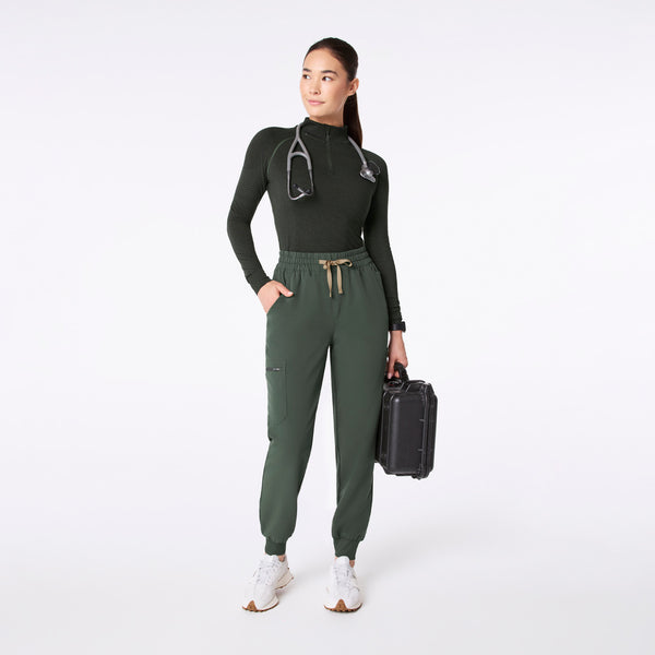 Women's Moss Salta Seamless ¼ Zip - Long-Sleeve Underscrub