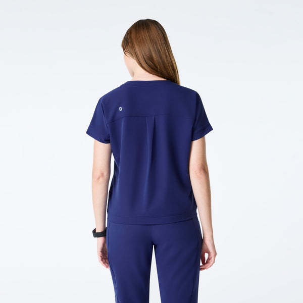 Women's Sapphire Carlota Relaxed V-Neck - Scrub Top