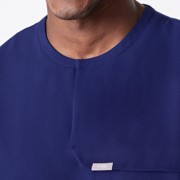 Men's Sapphire Corfield - Henley Scrub Top