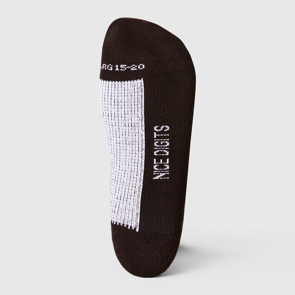 Unisex Black Stripe FIGS | ArchTek® 15-20 mmHg - Crew Compression Socks