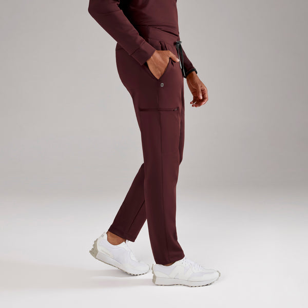 Men's Burgundy Pierre FORMx Slim Tapered - Tall Scrub Pant™
