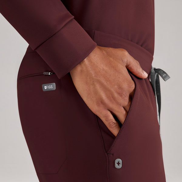 Men's Burgundy Pierre FORMx Slim Tapered - Short Scrub Pant™
