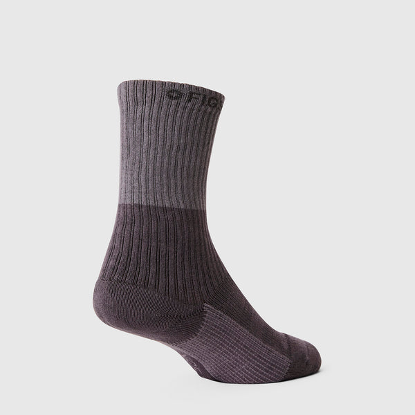 Unisex Charcoal Two Tone FIGS | ArchTek® 15-20 mmHg - Crew Compression Socks