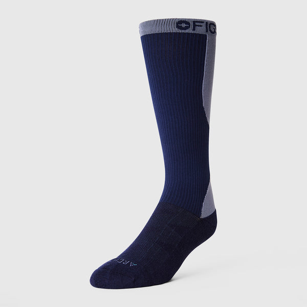 Unisex Navy FIGS | ArchTek® 15-20 mmHG - Compression Socks