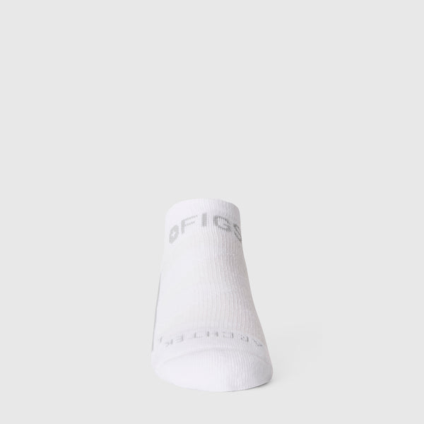 Unisex White FIGS | ArchTek® - Ankle Socks