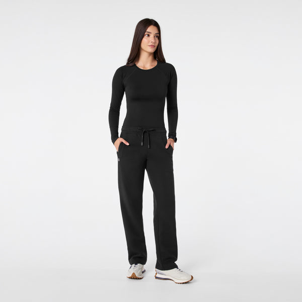 Women's Black Off-Shift Straight-Leg - Sweatpant™